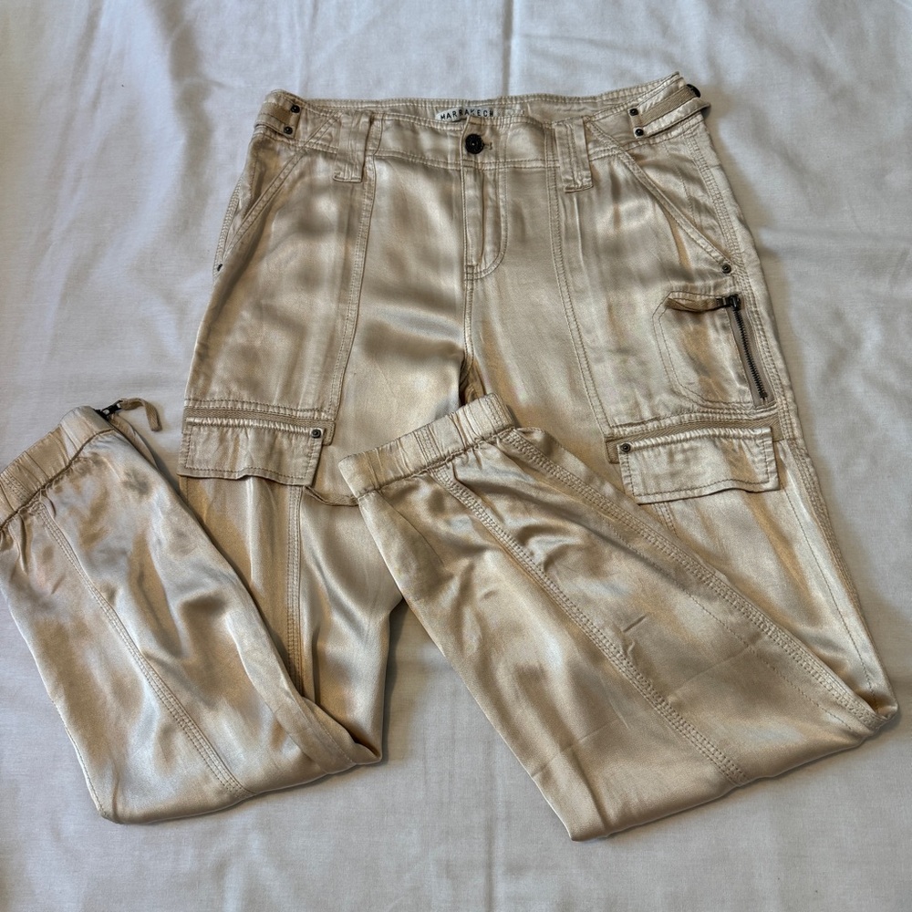Marrakech Satin Cargo Joggers